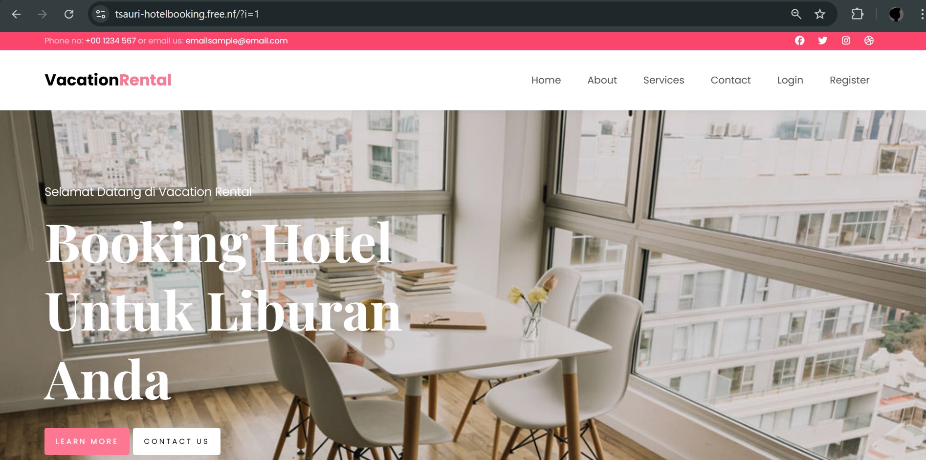 Online Hotel Booking Website